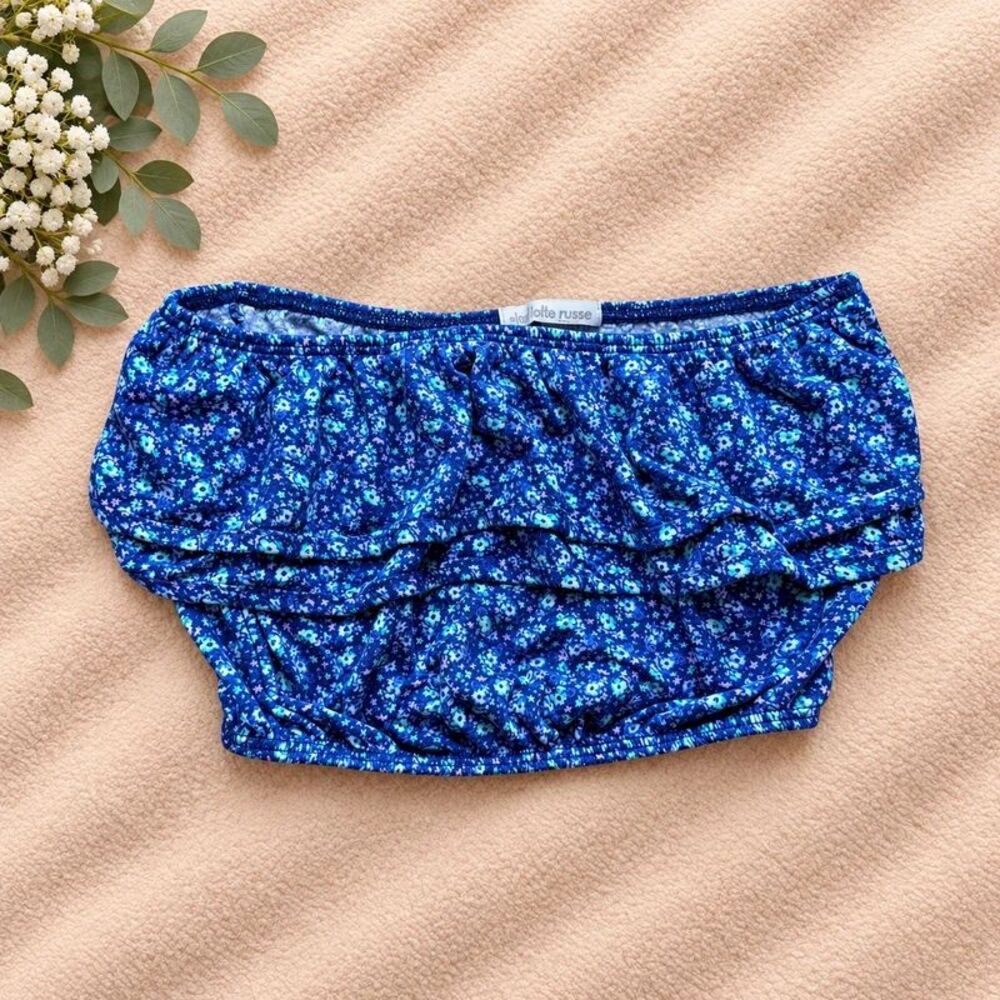 Charlotte Russe Bandeau Floral Top